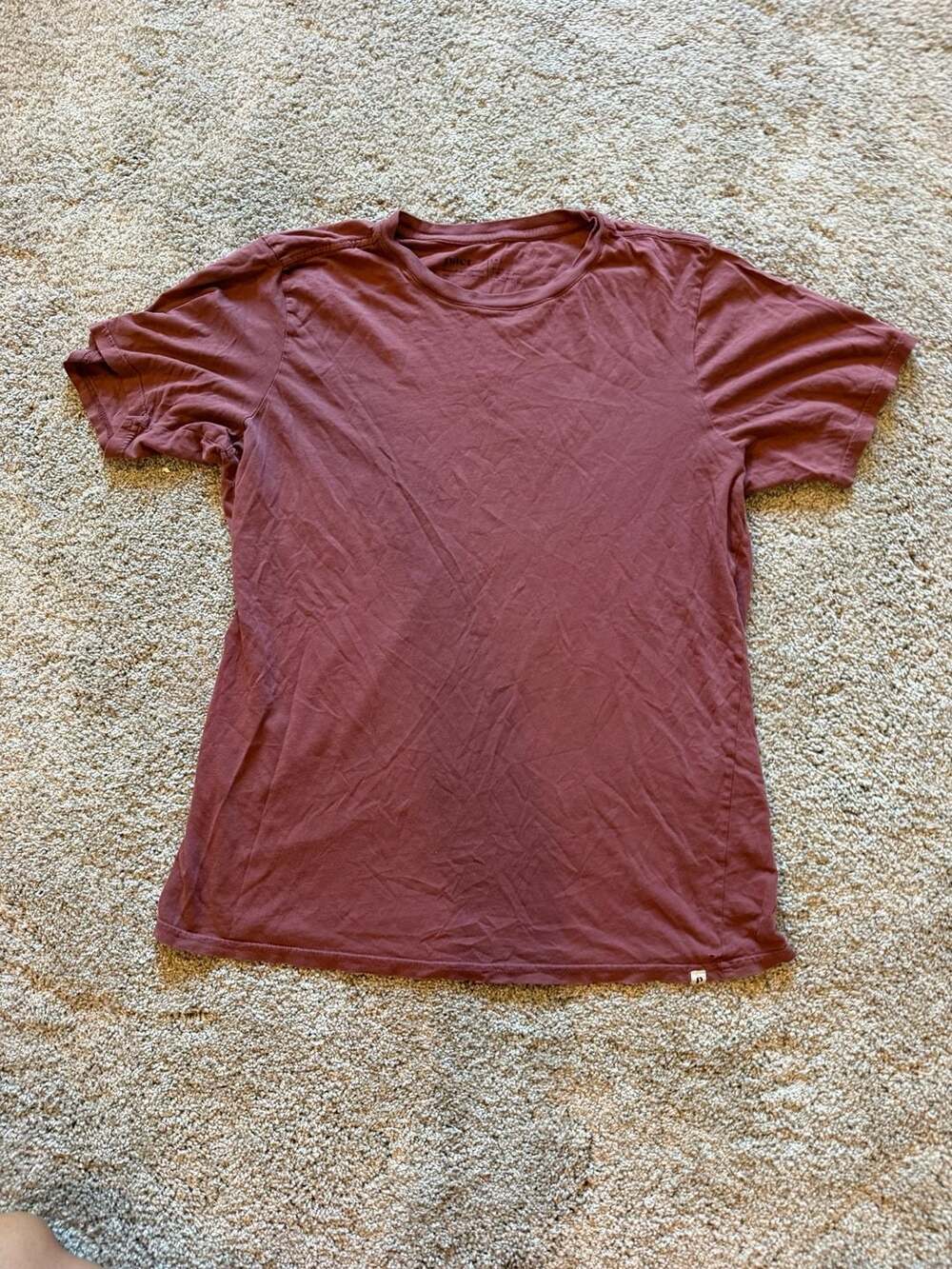 Pact Organic Cotton Short Sleeve Crewneck T-Shirt Dusty Rose Medium